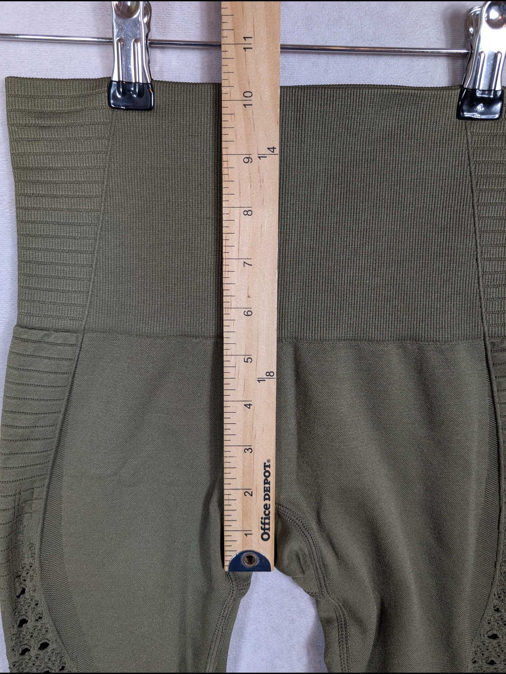 Gymshark Olive Green High Waisted Seamless Leggings Women's Size XS - Picture 5 of 9